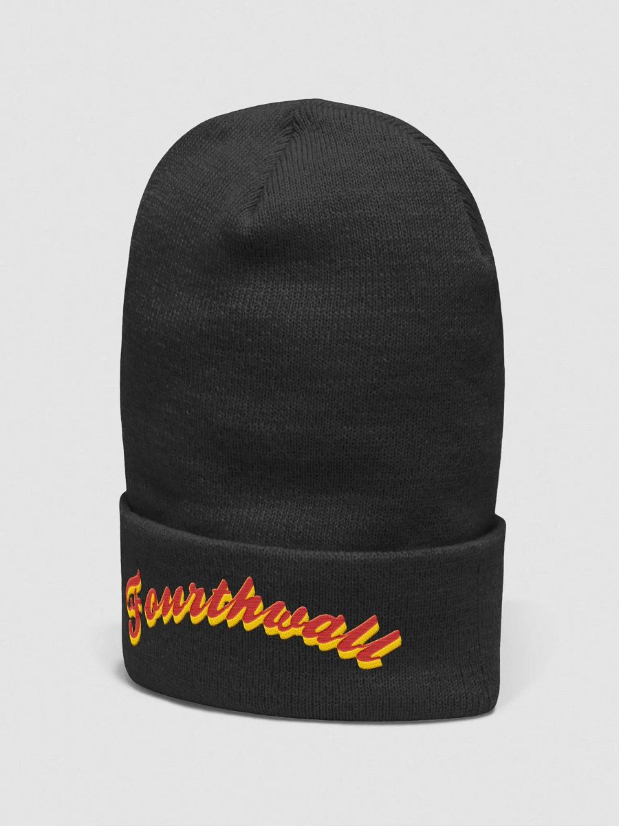 Yupoong beanie hat with cuffs product image (2)