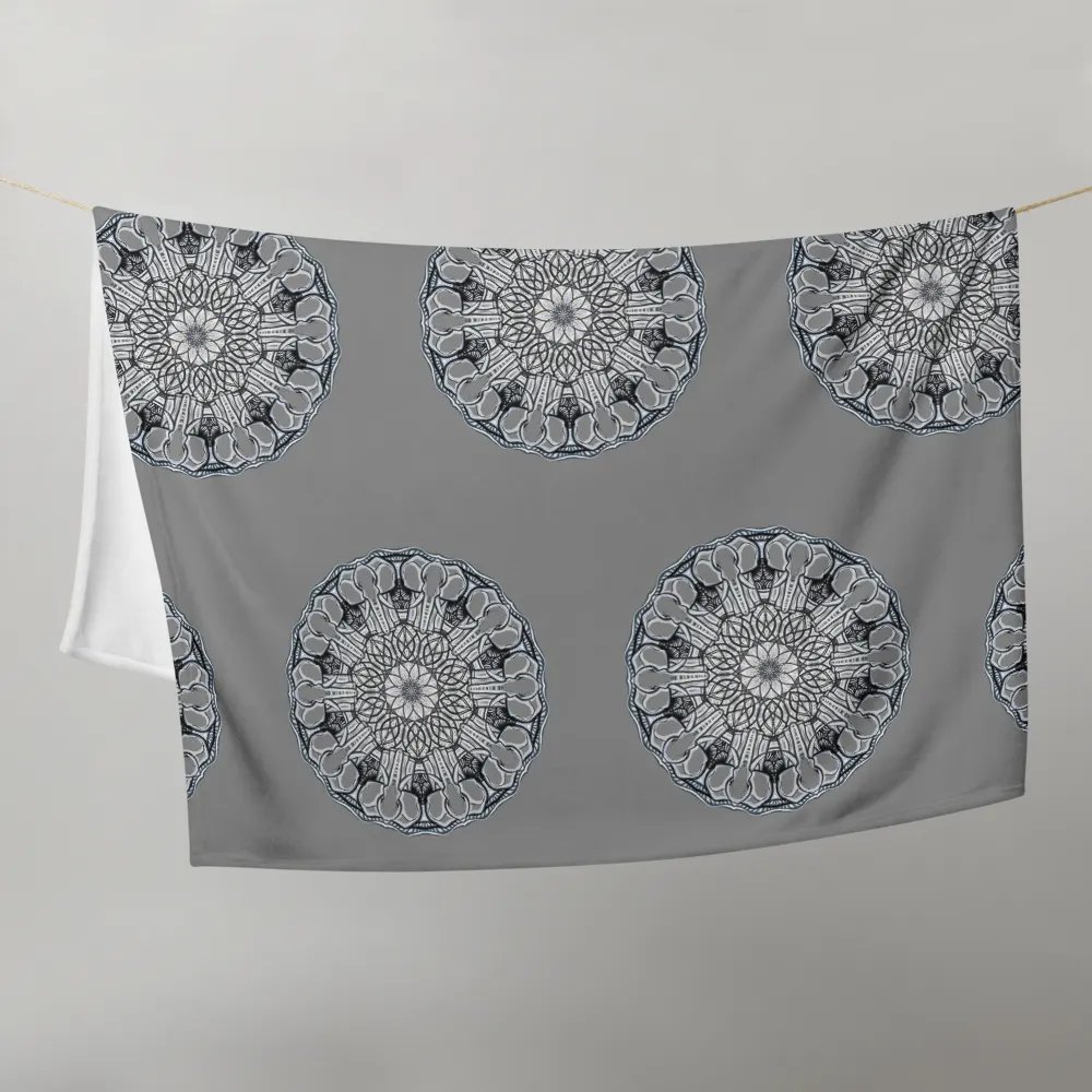 Ornate Floral Delight Throw Blanket product image (2)