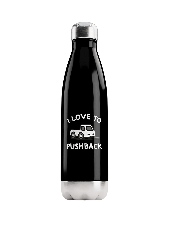 "I Love to Pushback" Children's Water Bottle product image (1)