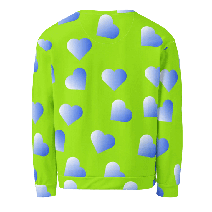 Love Pattern 2 All Over Print Unisex Sweatshirt product image (2)