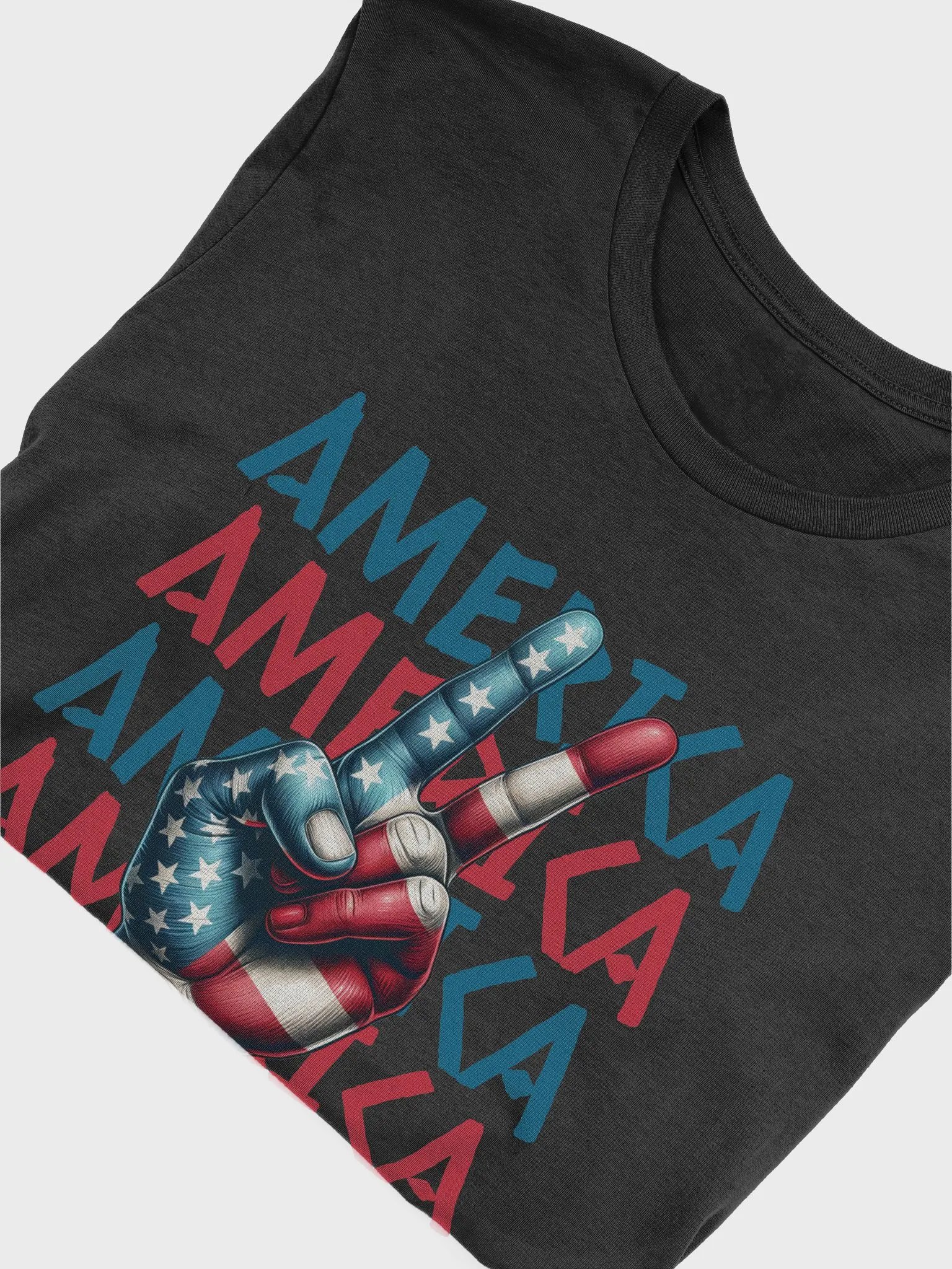 America peace sign shirt, USA flag peace shirt, America groovy retro tee product image (5)