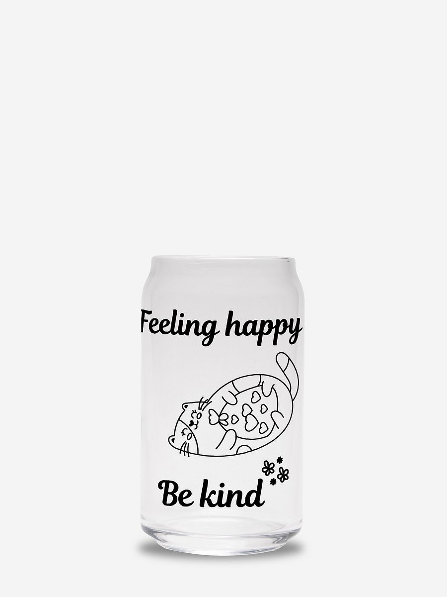 Feeling happy wellness glass can product image (5)