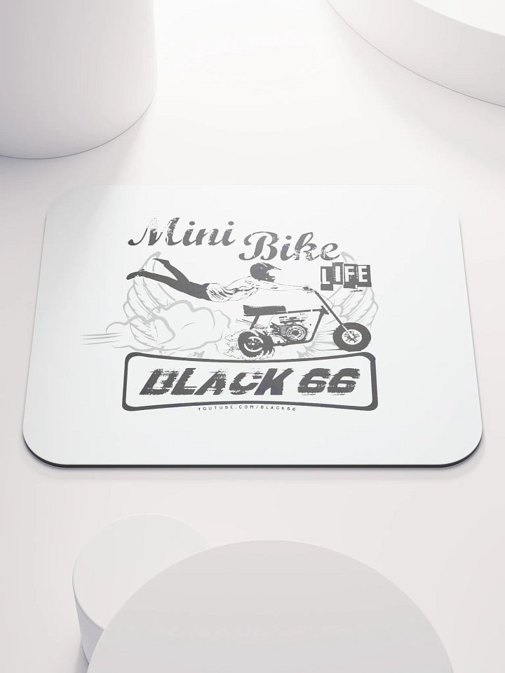 Black66 Mini Bike Life Mouse Pad product image (1)