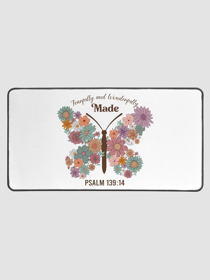 Fearfully & Wonderfully Made - Psalm 139:14 Desk Mat product image (1)