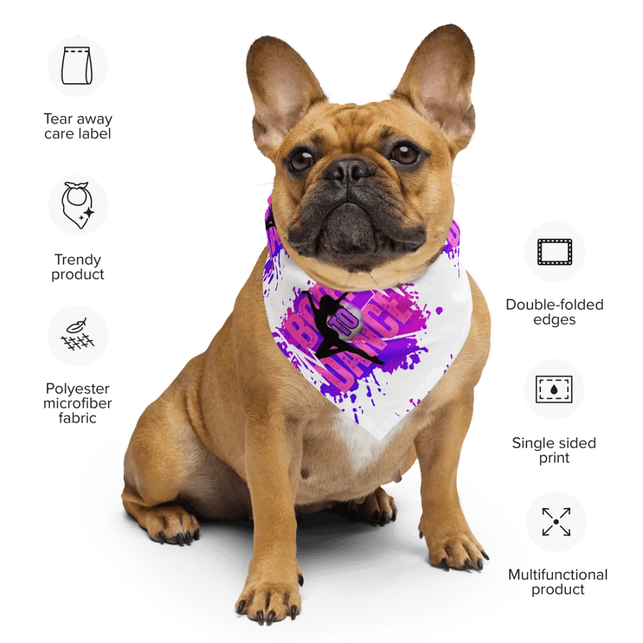 Born to Dance Her Silhouette Patterned Print Bandana product image (6)