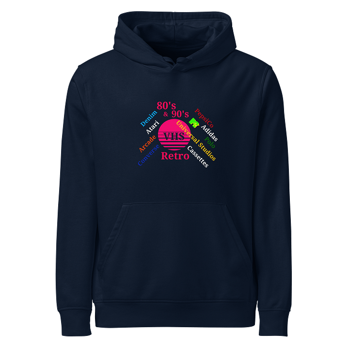 Retro VHS Circle Unisex Hoodie product image (1)