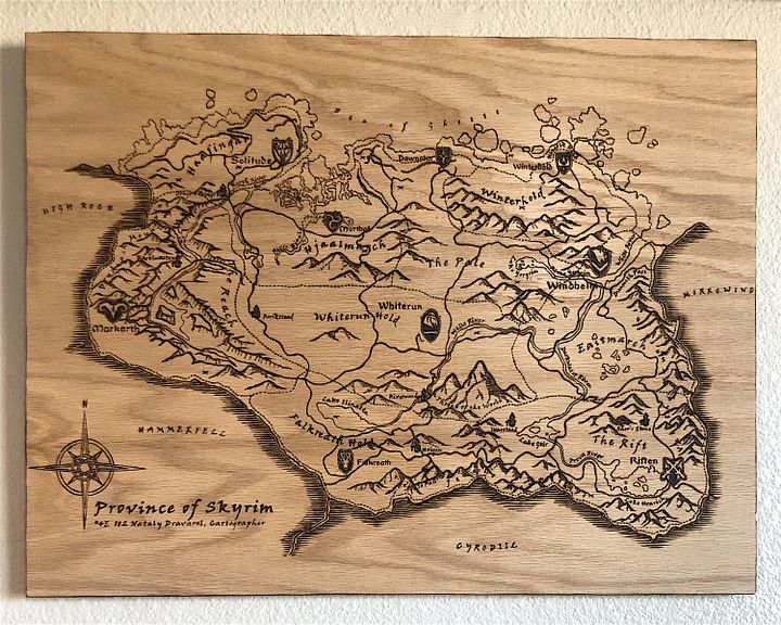 Province of Skyrim Map product image (1)
