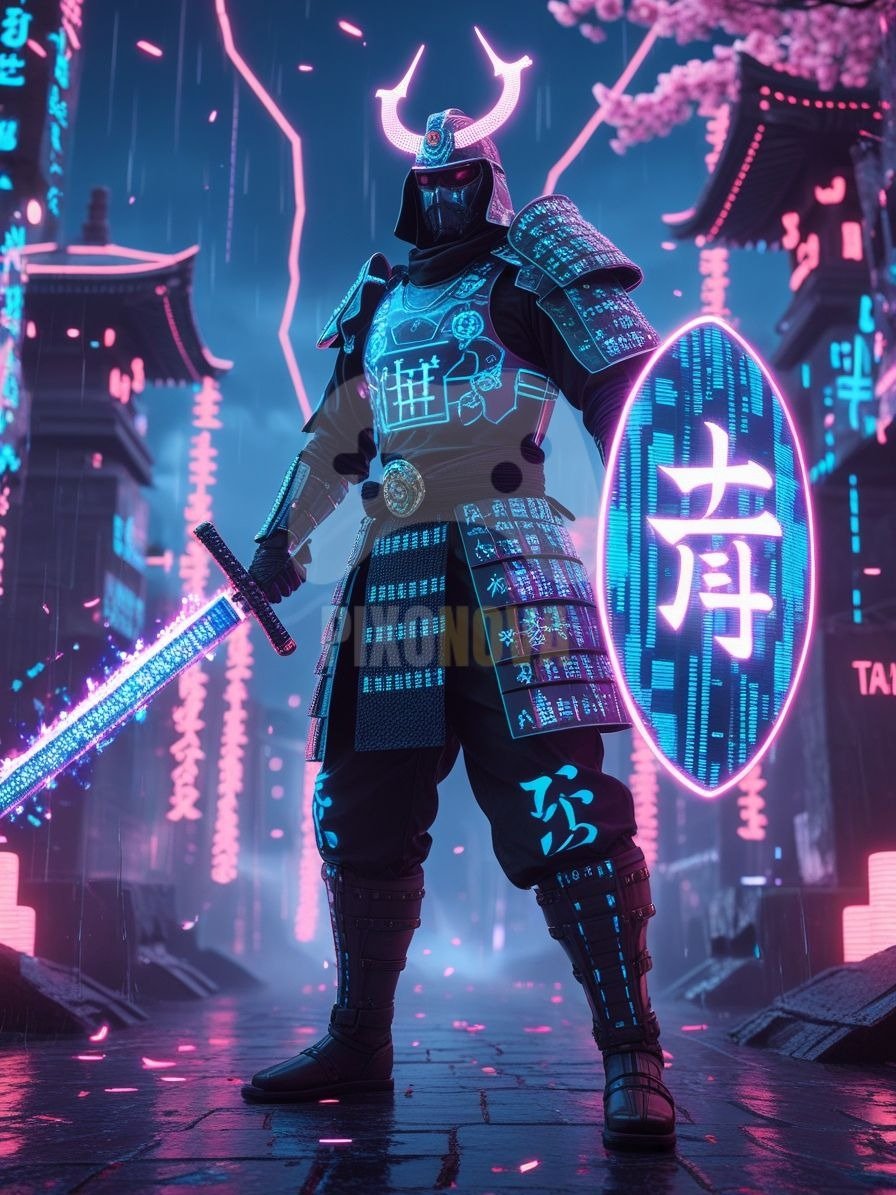 Crusader of the Core | Digital Art Set (896 x 1344 px, PNG + PDF) product image (4)