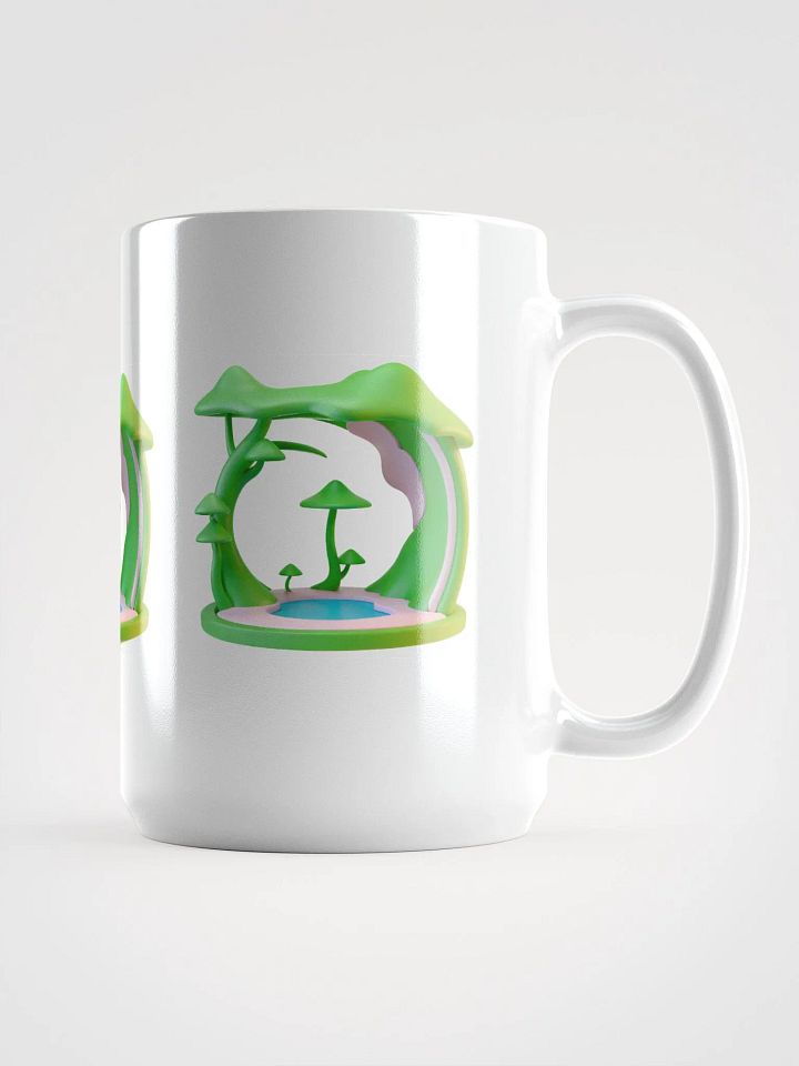 Enchanted Gateway: Forest Oasis with Majestic Waterfall - Your Escape, Their Adventure! 15OZ product image (1)