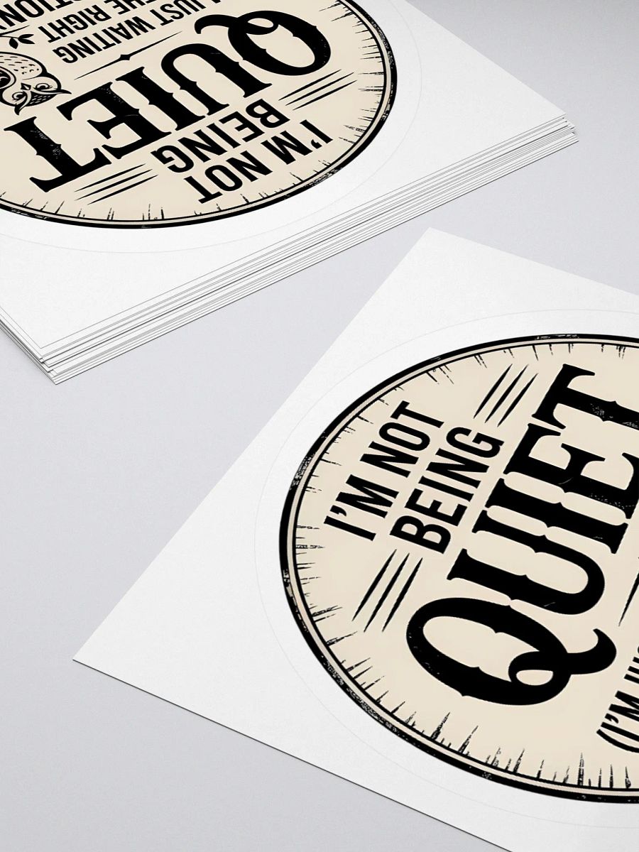 Not Being Quiet Human Design projector Sticker product image (10)