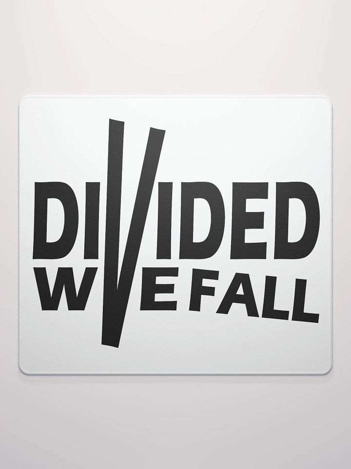 Divided We Fall - Black - Gaming Mouse Pad product image (1)