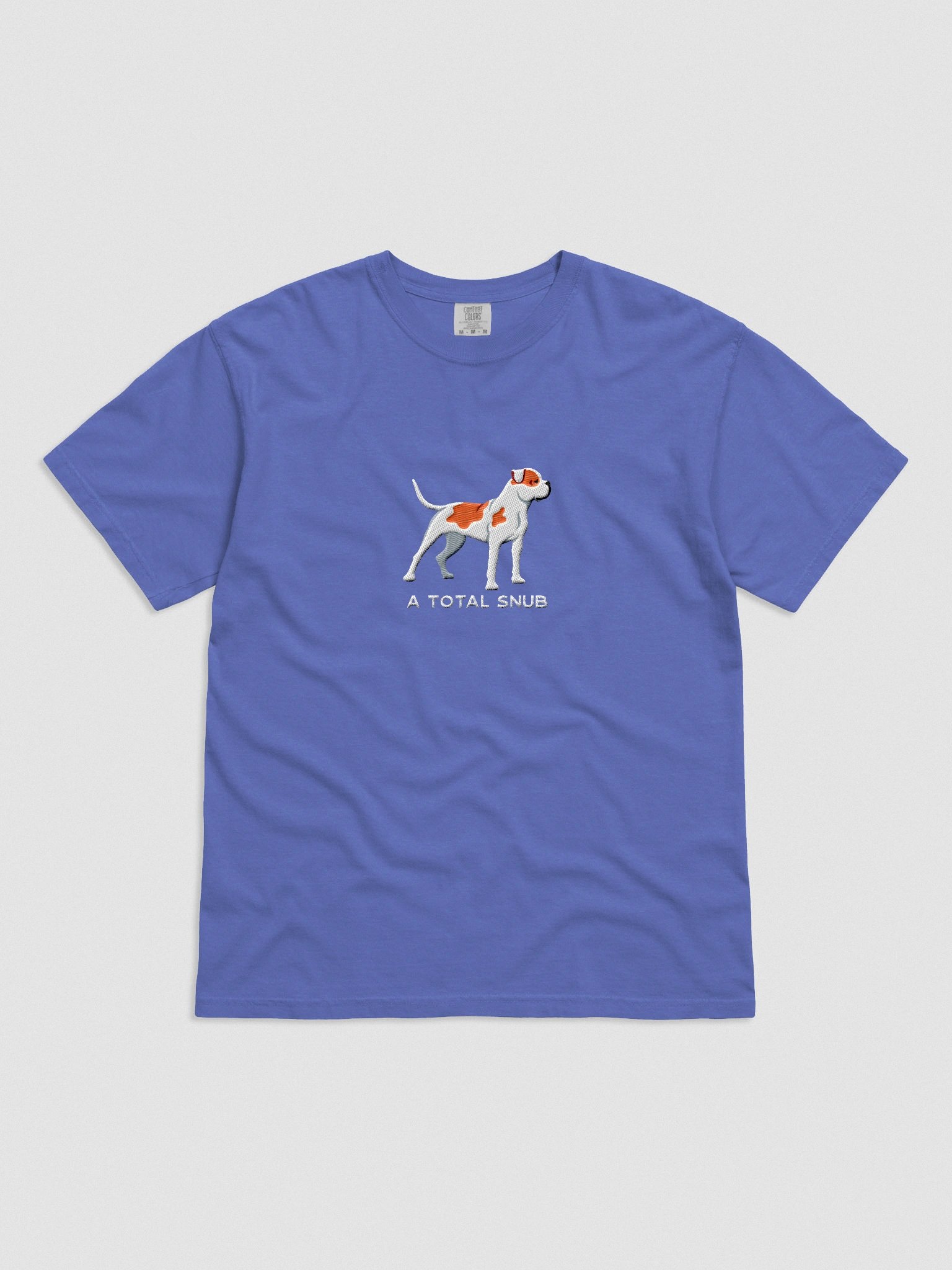 A Total Snub T-Shirt(Embroidered) of an American Bulldog(Red) product image (4)