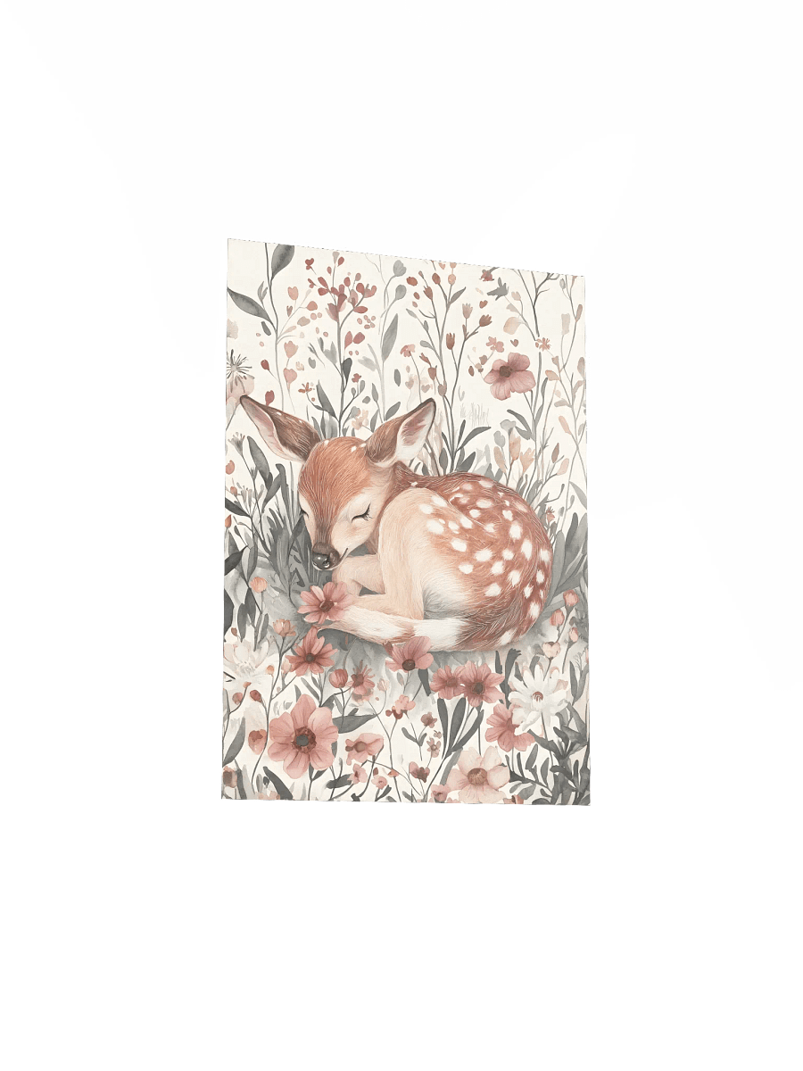 Woodland Deer Sleeping in Pink Florals product image (4)