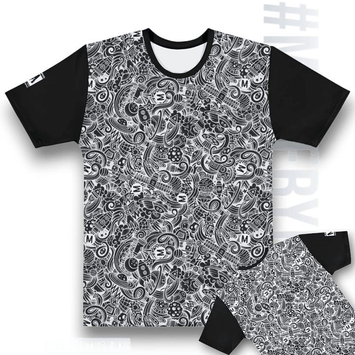 Dark Space Scribble - Ultimate T-Shirt | #MadeByMELO product image (1)