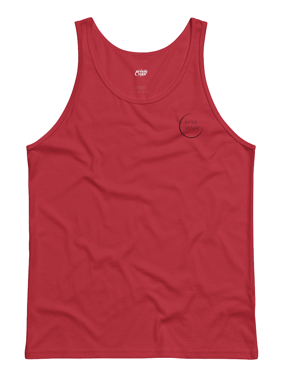 Men's Black Faded Circle River Trendz Logo Tank product image (1)
