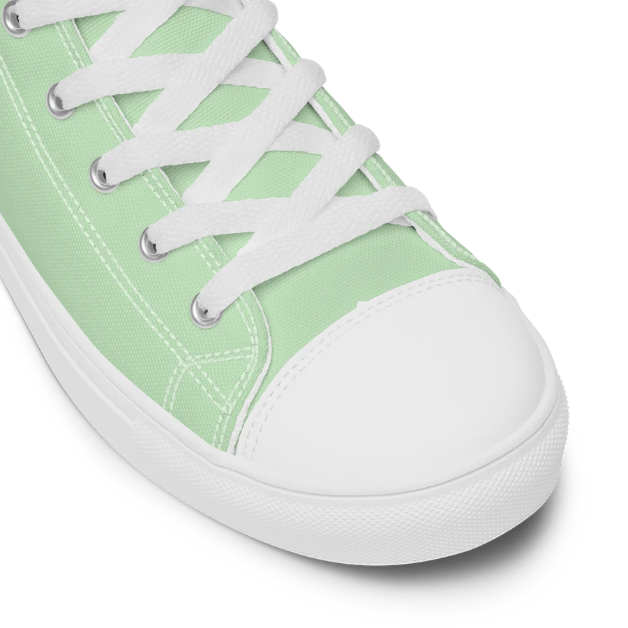 Pastel Green and White Flower Sneakers product image (20)