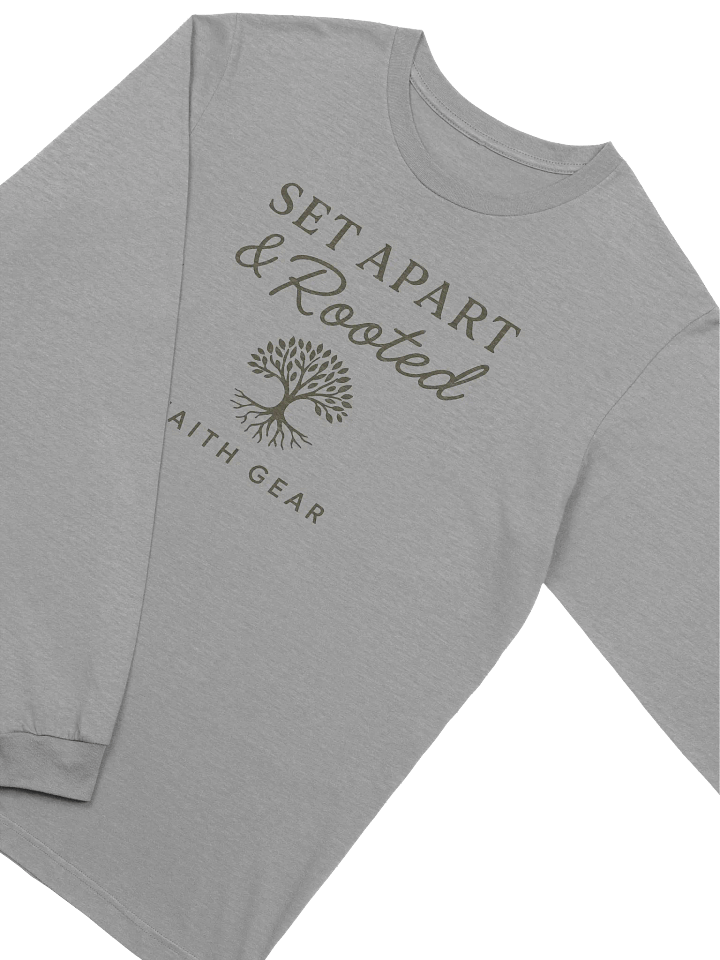 Set Apart & Rooted Branded Long Sleeve Tee (Light Colors) product image (2)