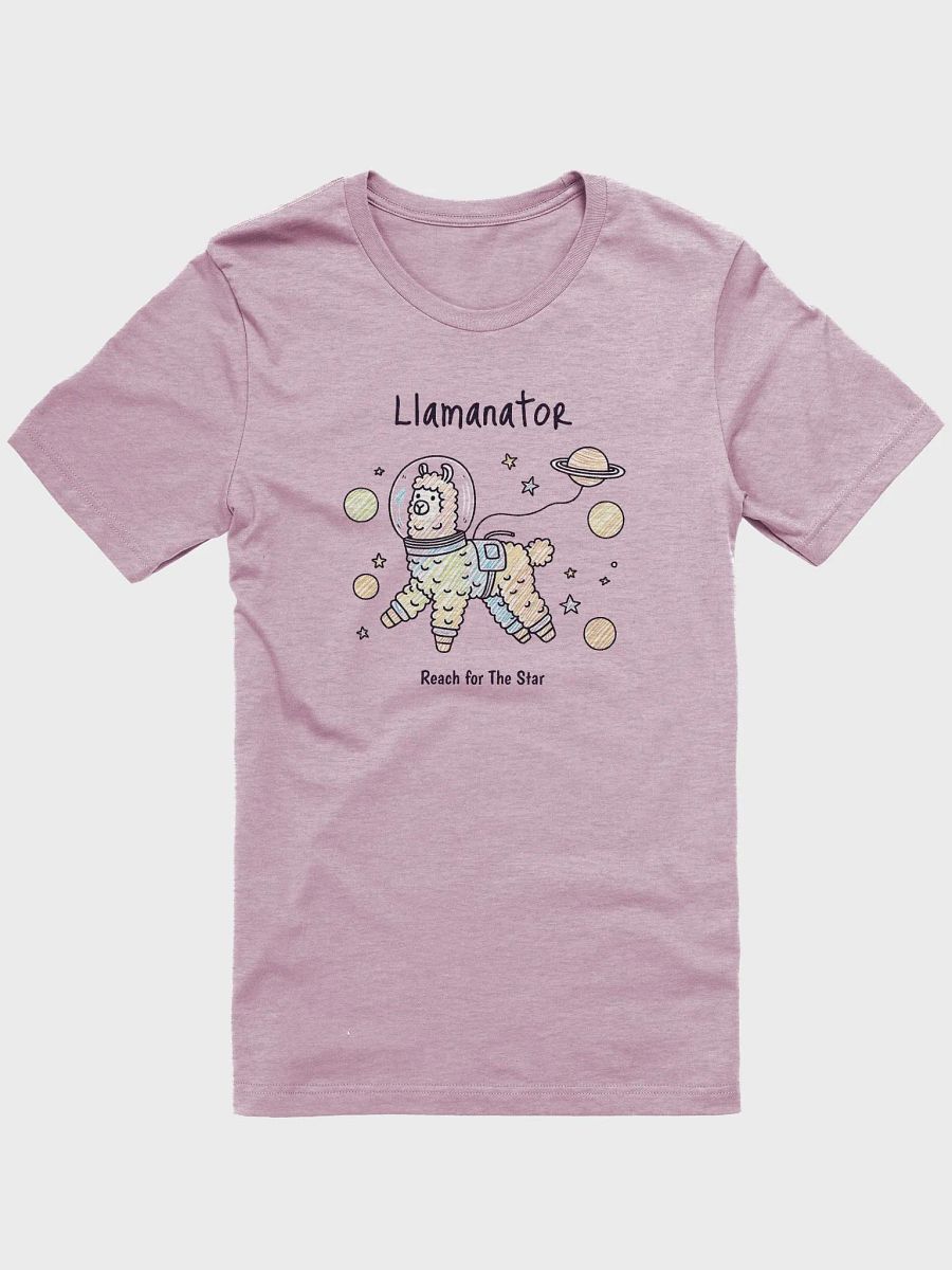 Llamanator reach for the star funny llama joke T-shirt product image (1)