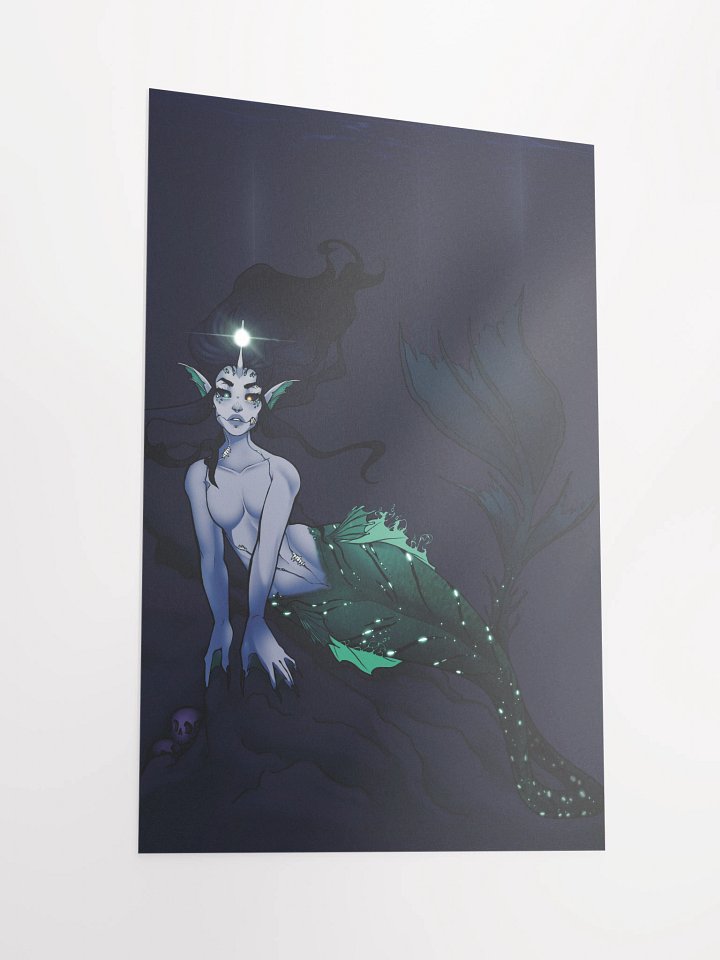 Mermaid Abyssal Lich Print product image (2)