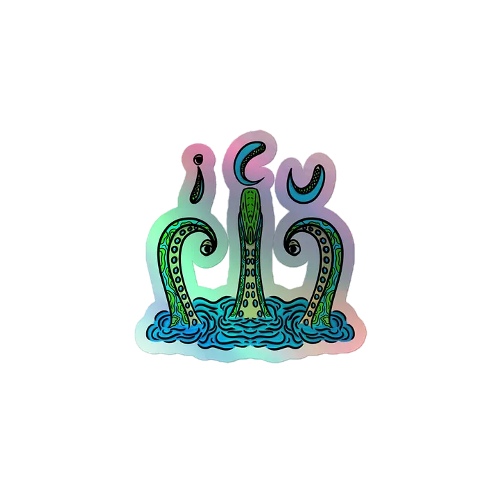 I C U tentacles sticker product image (1)