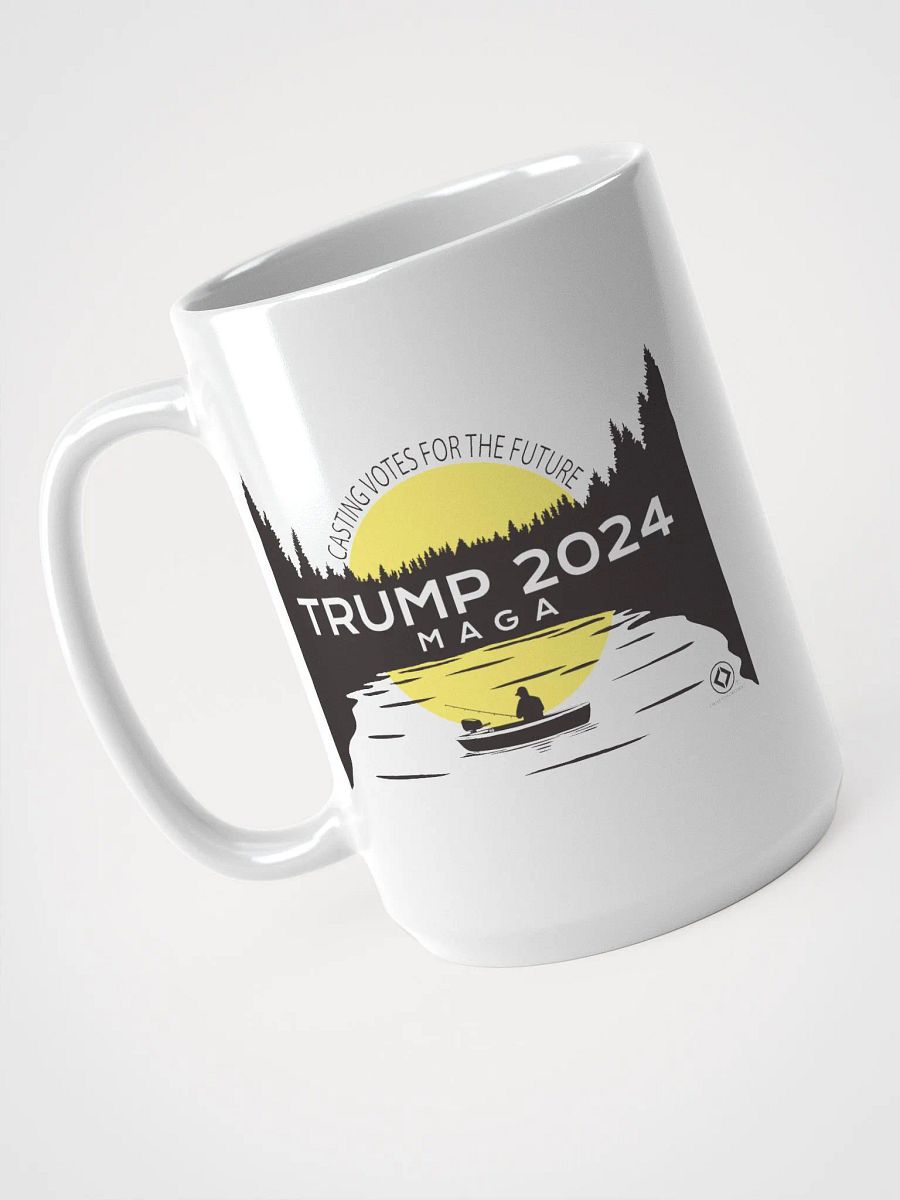Trump 2024 Fishing Sunset Coffee Mug product image (3)