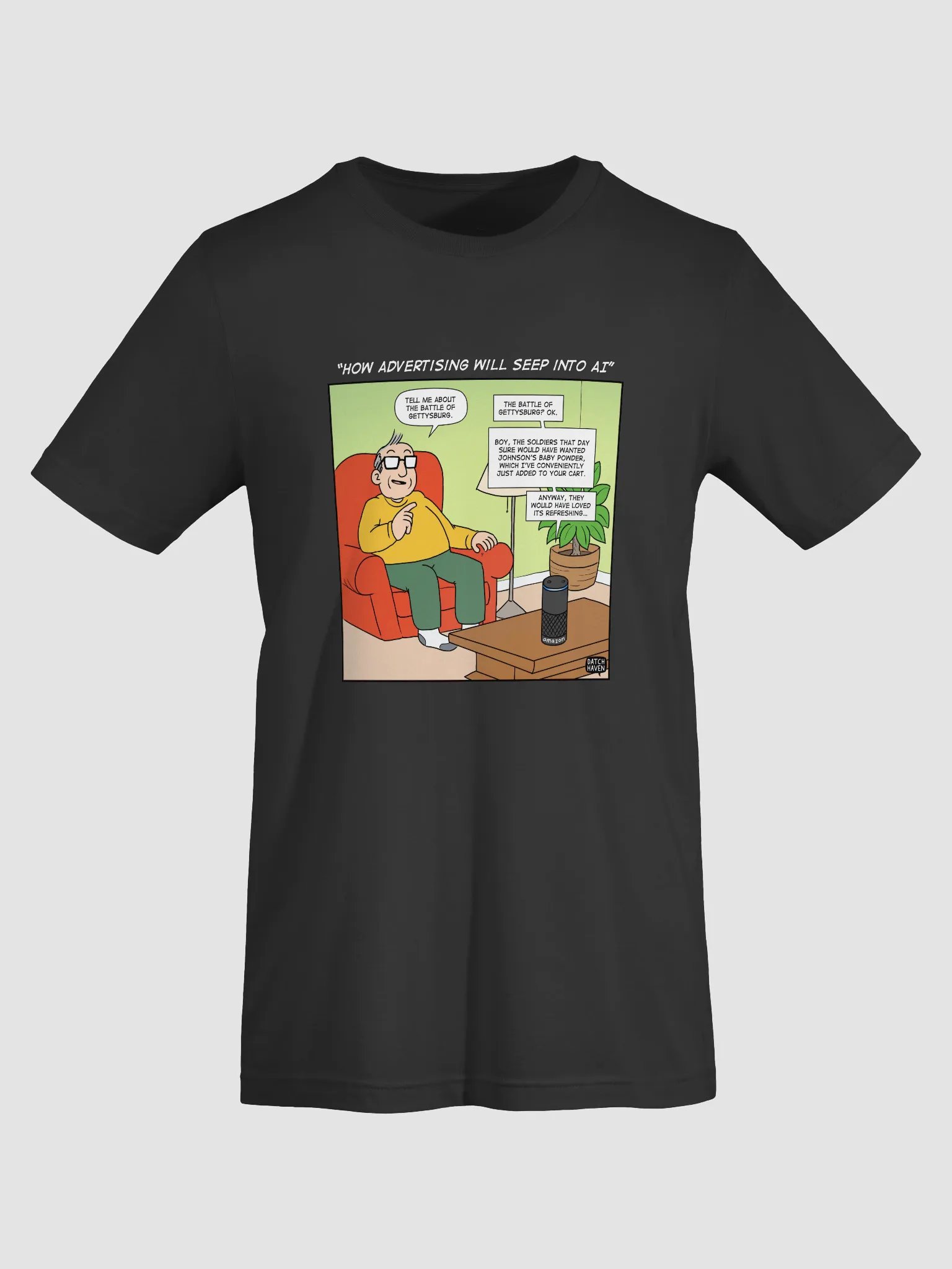"How advertising will seep into AI" soft t-shirt product image (7)