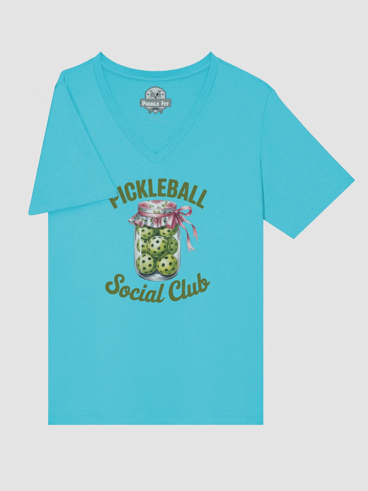 Pickle Social Club Pickle Jar V-Neck Tee product image (27)