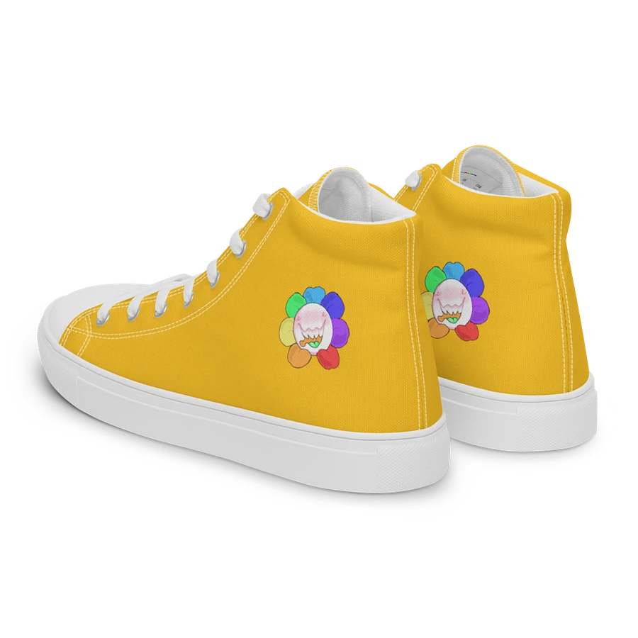 Yellow and White Flower Sneakers product image (5)