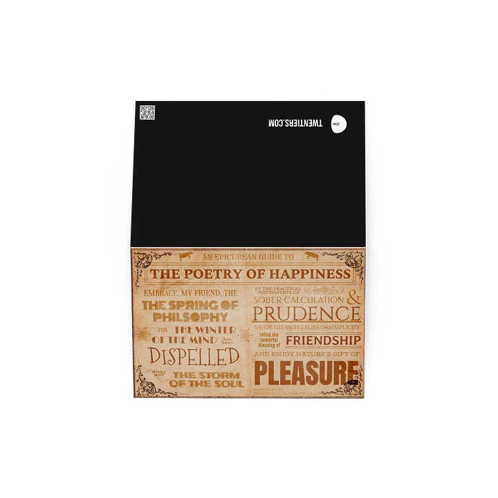 The Poetry To Happiness (Greeting Card) product image (2)
