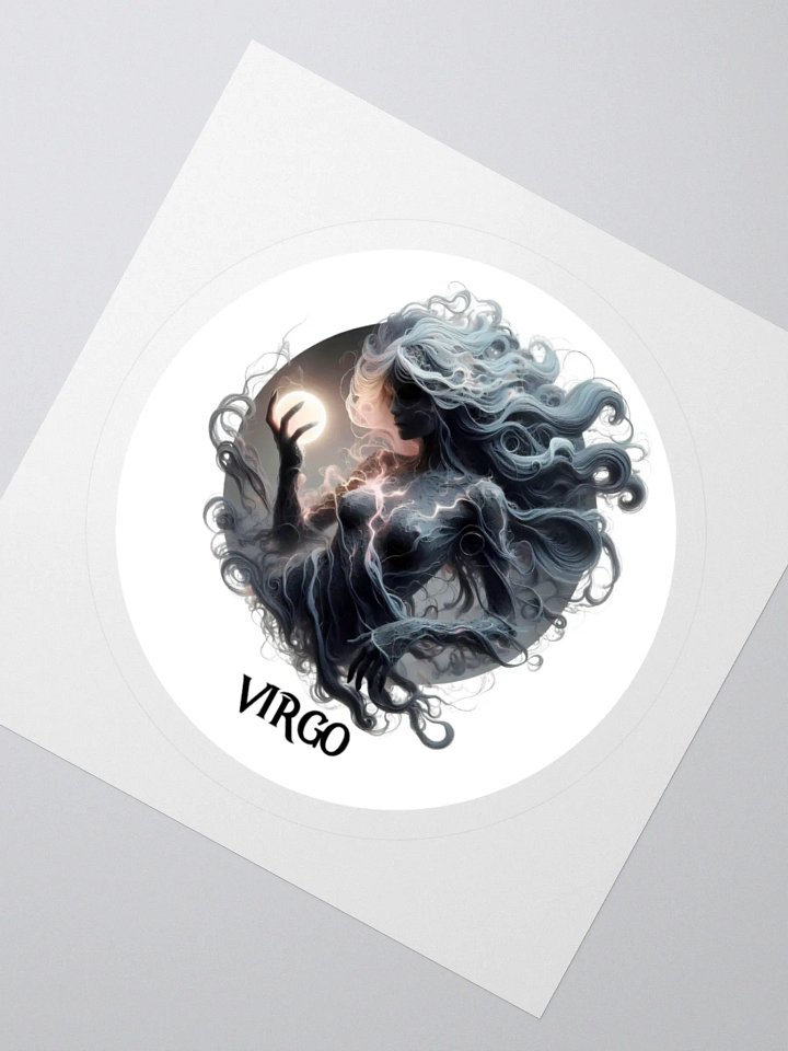 Mythical Virgo Zodiac Round Sticker product image (5)