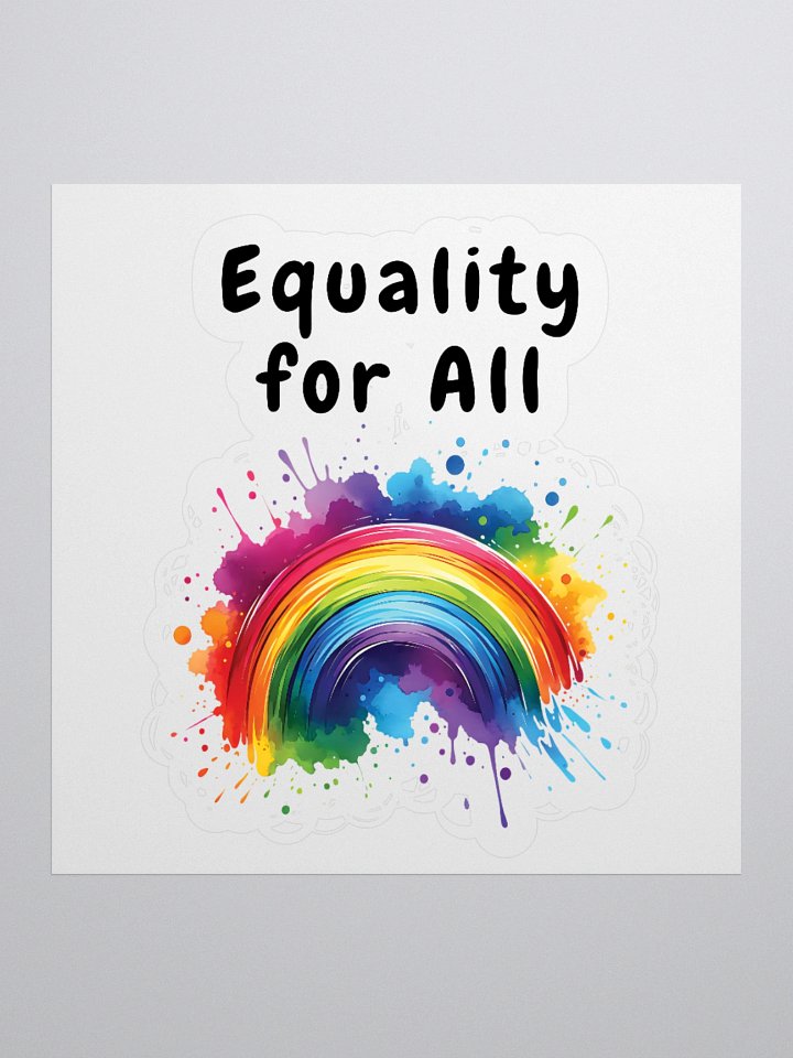 Equality For All Inclusive Statement Stickers product image (1)