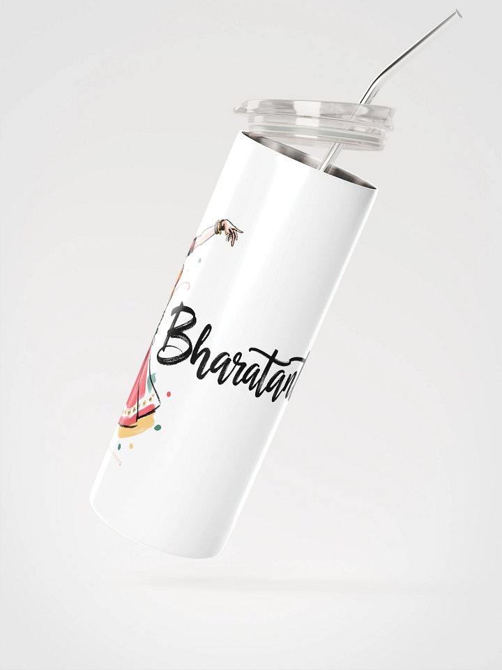 Elegant Bharatanatyam Dance | Traditional Indian Art Steel Tumbler product image (2)