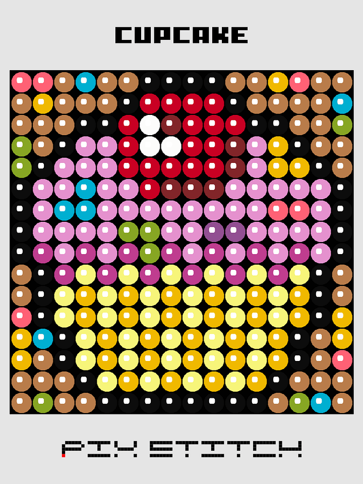 Cupcake Pixel Art product image (1)