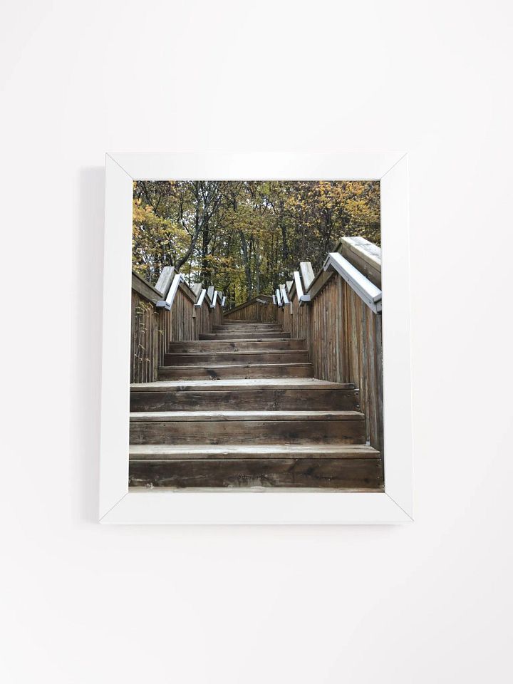 Wooden Stair Bridge High Quality Matte Poster product image (1)