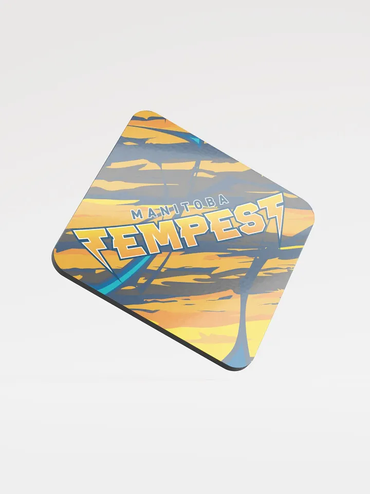 Tempest Dodgeball Club Glossed Cork Coaster product image (2)