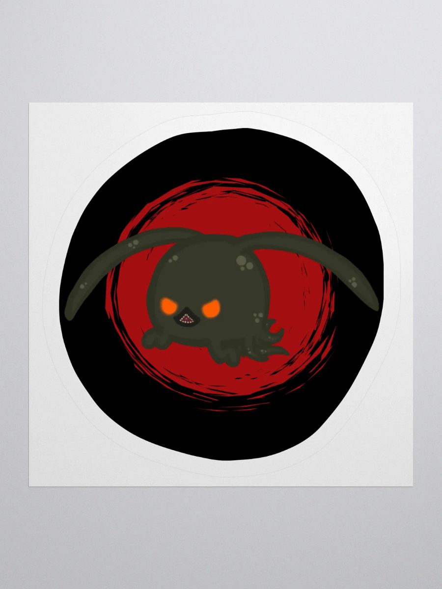 Between the Birches // Chibi-Rabbit Shoggoth Yazool Circle Sticker product image (1)