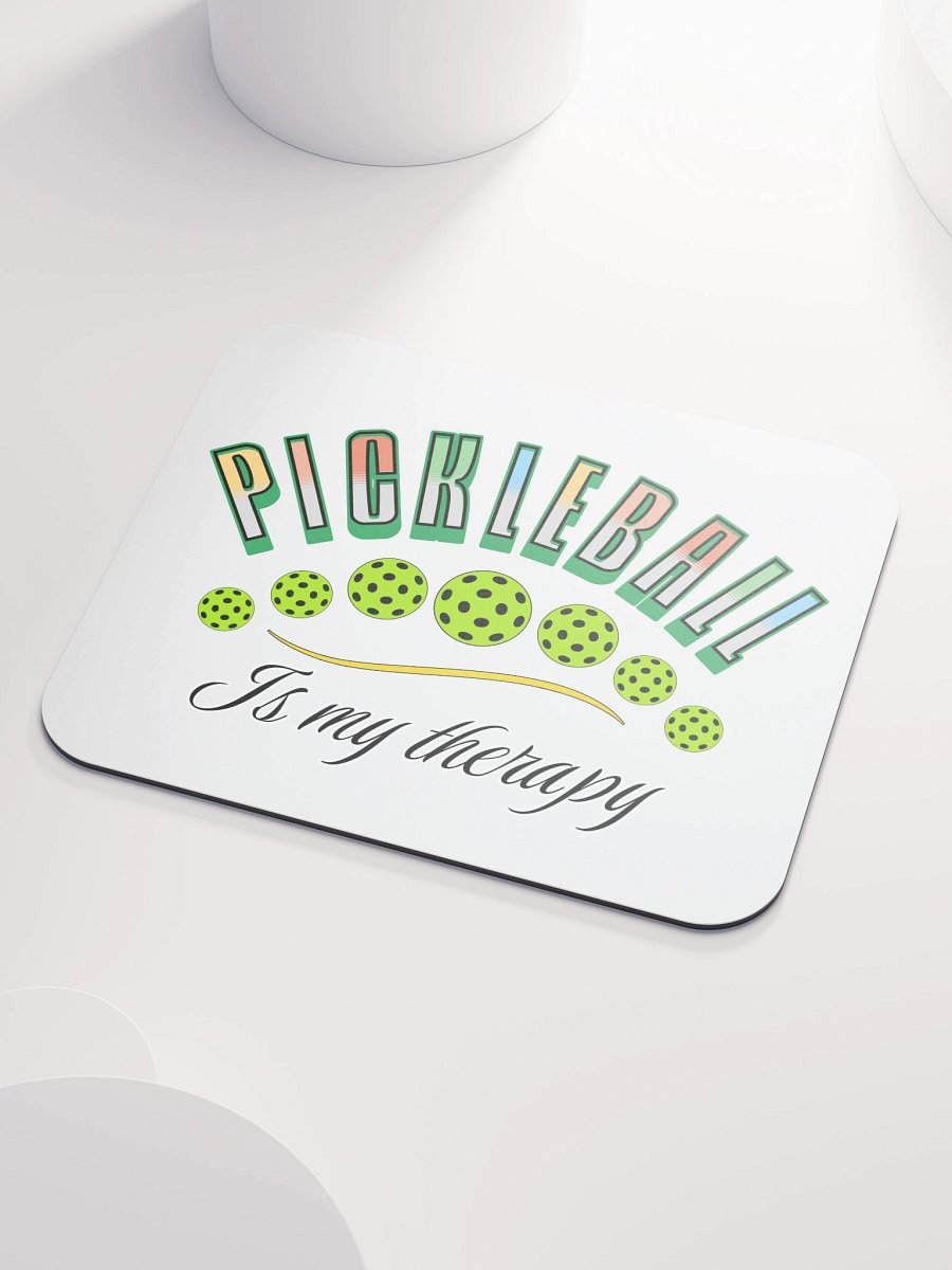 Pickleball Is My Therapy Mouse Pad product image (3)