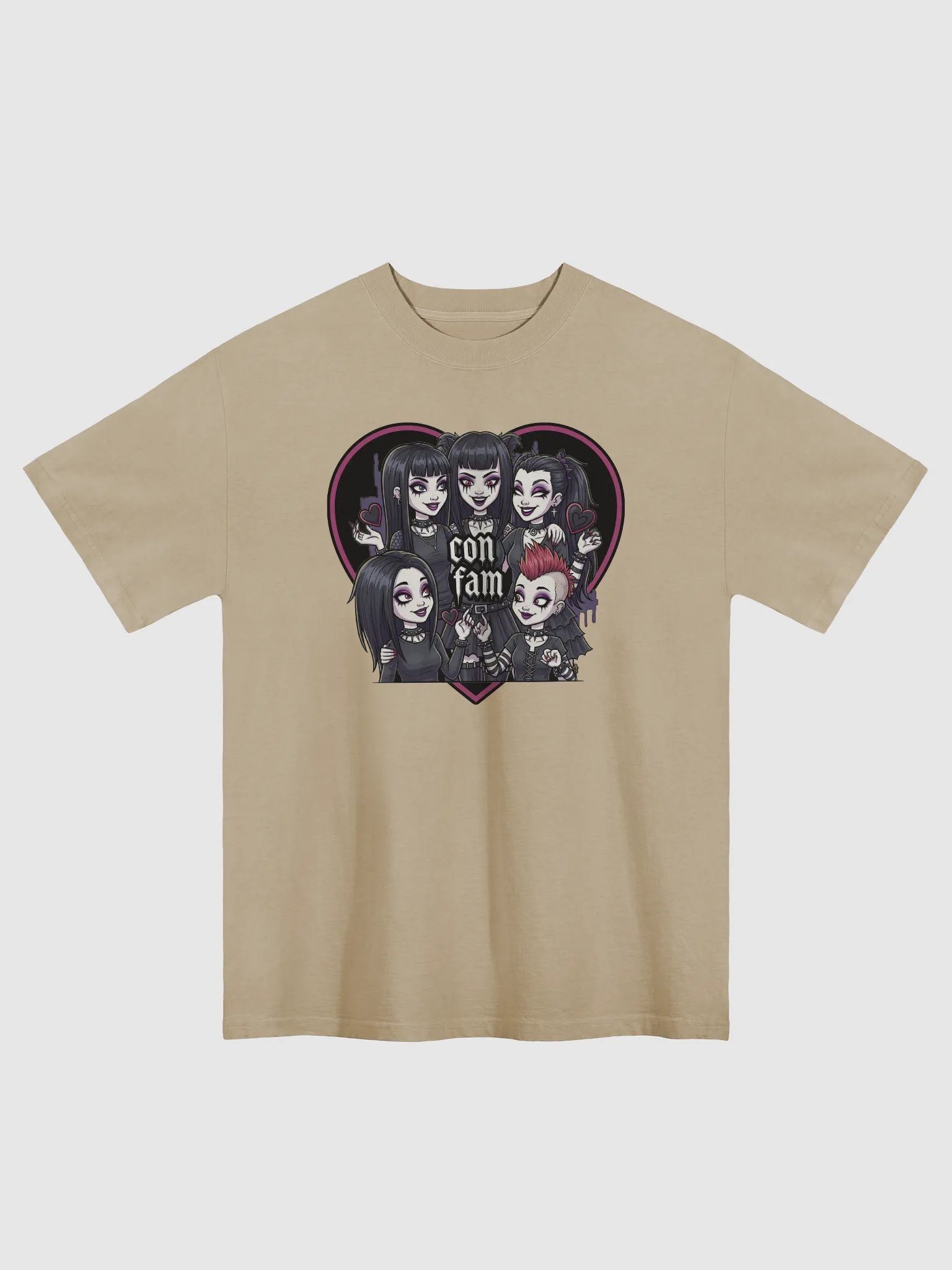 Womens Oversized Faded ConFam T Shirt product image (2)