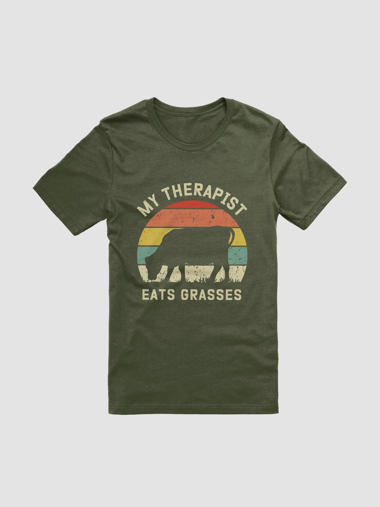 "My therapist grasses-cow" t-shirt product image (1)
