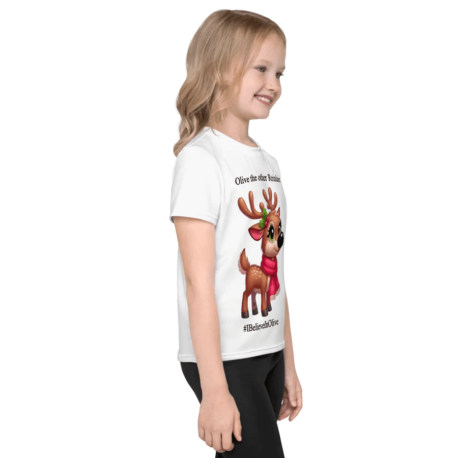 Kids White Christmas Official 'Olive the other Reindeer' T-Shirt product image (12)