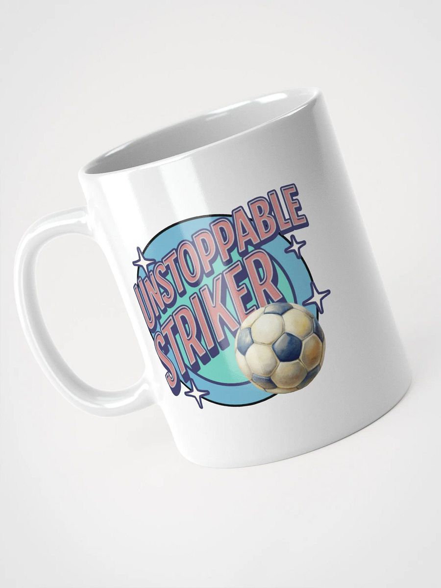 Unstoppable Striker Soccer Ball Mug product image (2)