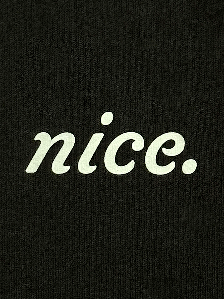 Nice. Classic Black Tee product image (2)