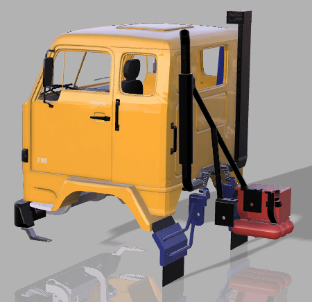 stl files for volvo F88 cab in scala 1/14 product image (7)
