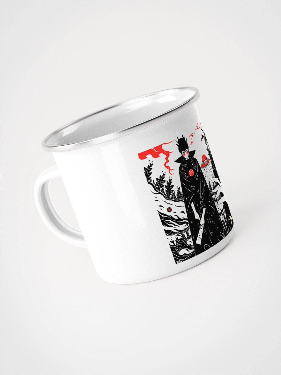 Mystical Figures in Dark Fantasy Landscape Enamel Mug product image (4)