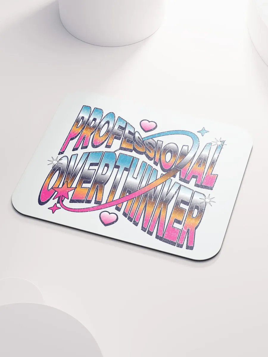 Professional Overthinker Orbiting Thoughts Mouse Pad product image (3)
