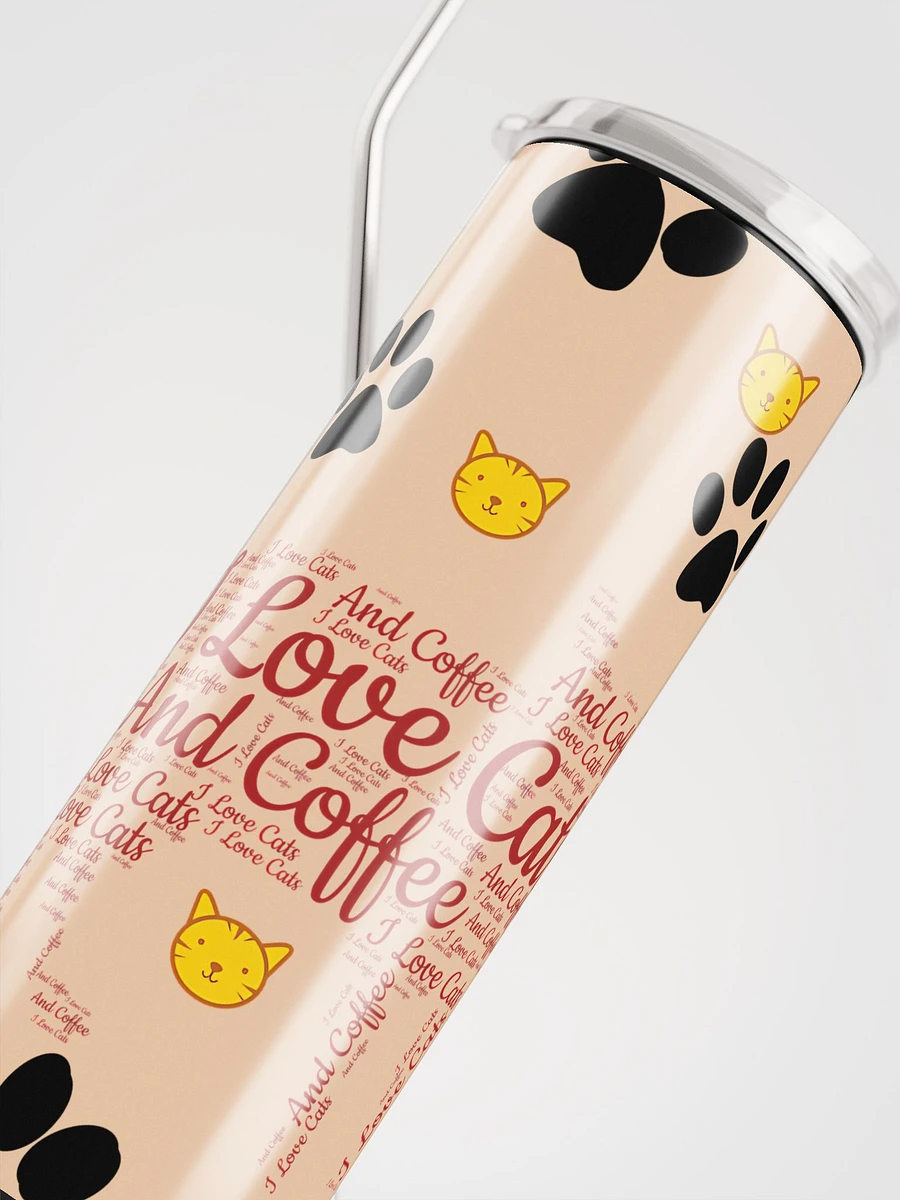 Cats and Coffee, 20 oz. Skinny Tumbler product image (10)