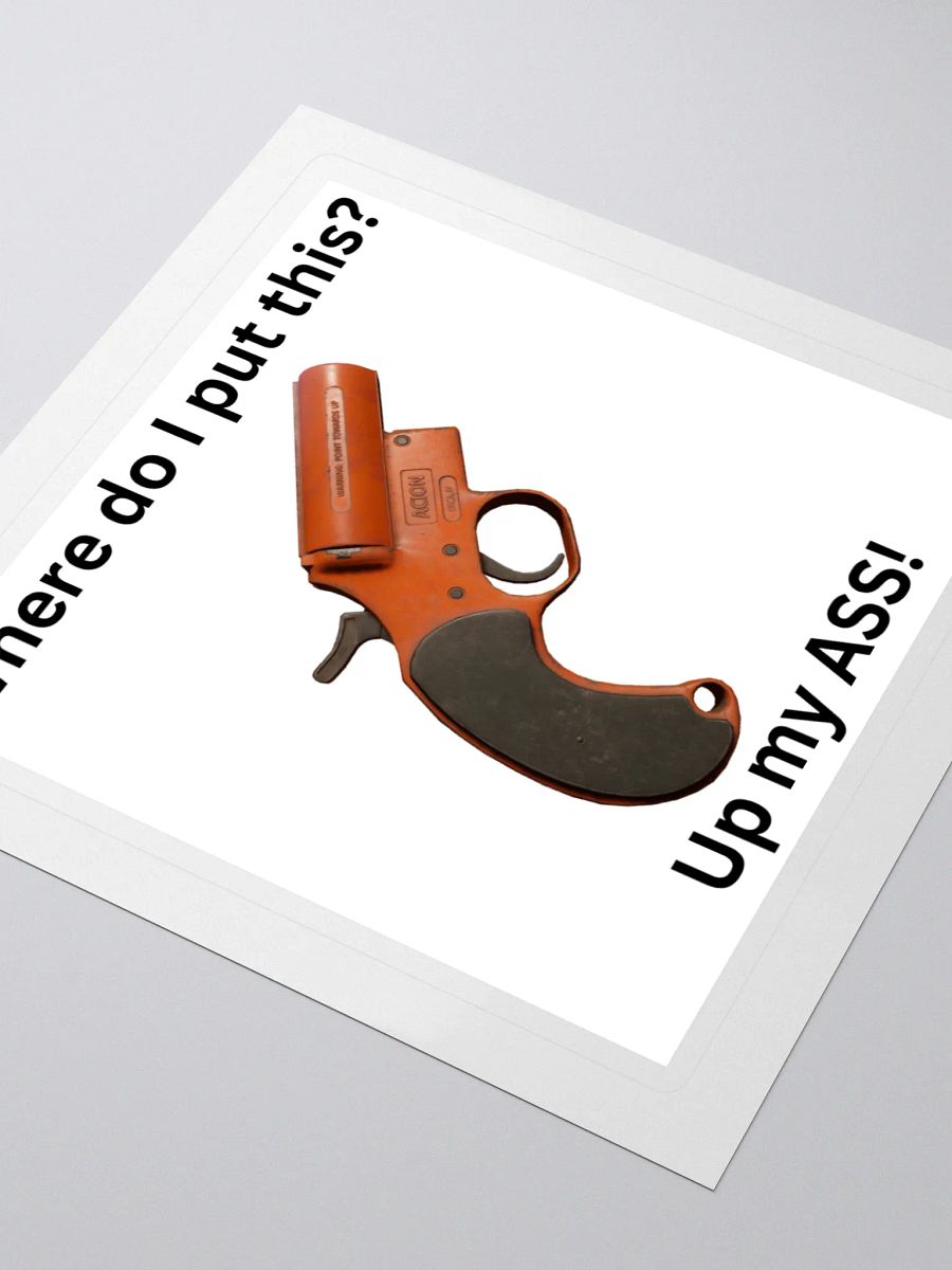 Flare Gun Ass Sticker product image (3)