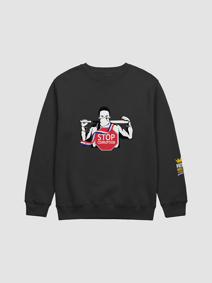 Stop Corruption Statement Crewneck product image (1)