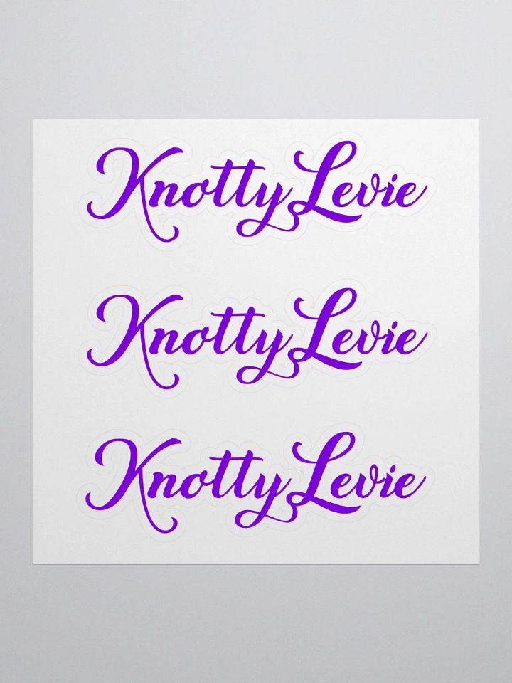 Knotty Levie Stickers product image (1)