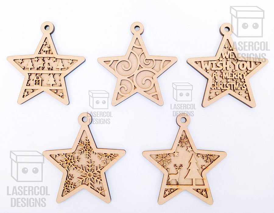 Christmas Ornaments - Laser Cut Files product image (8)
